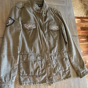 Miss Me olive military style jacket